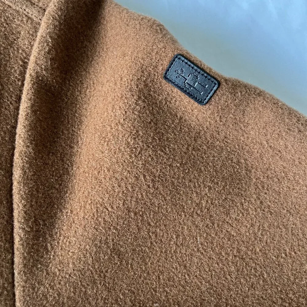 Smartwool Whiskey Anchor Line Wool Sherpa Lined Cabincore Shirt Jacket - M